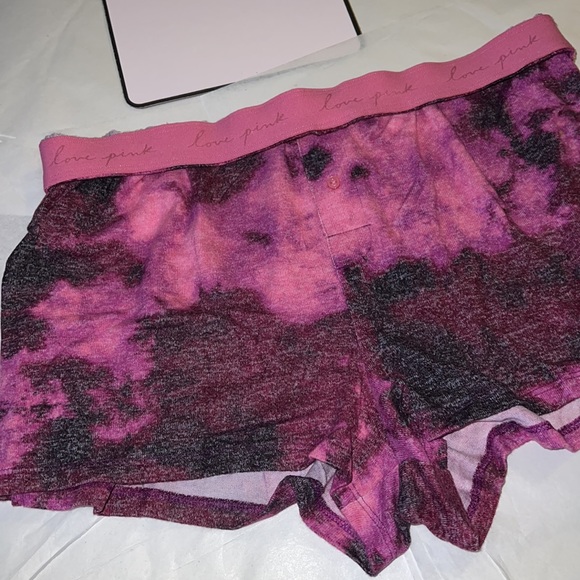 (L) Victoria's Secret/PINK  COZY SLEEP BOXY Pajama Short - Picture 2 of 12
